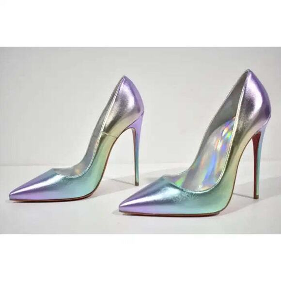 Christian Louboutin So Kate 120 Licorne Multicolor Stiletto Heel Pump 39.5 - Picture 10 of 12